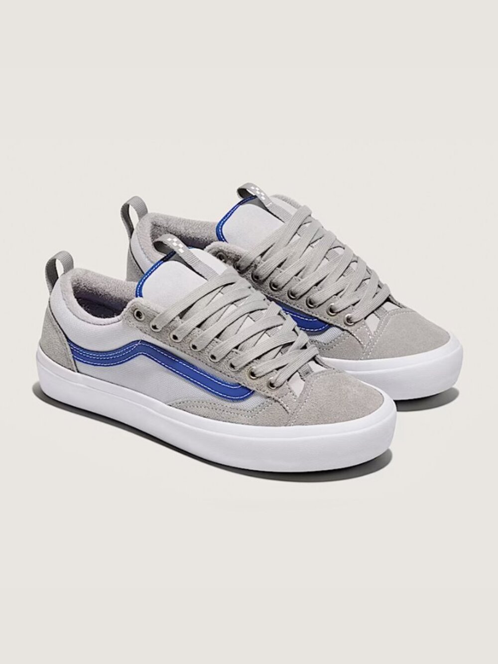 Vans Skate Old Skool 36+ Shoe Grey Blue Women Size 8.5 New With Tags